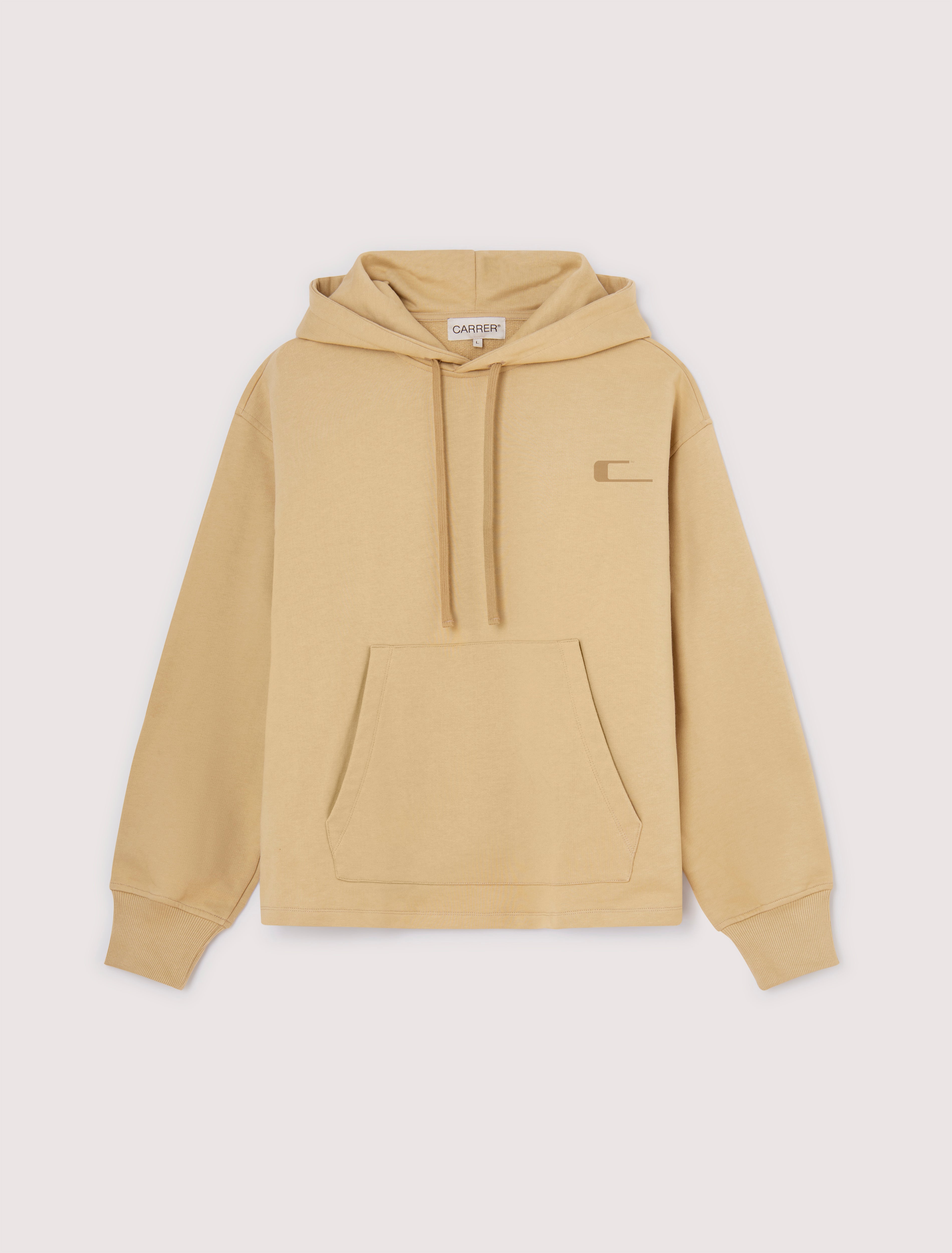 CARRER_ANGELS HOODIE IN CAMEL