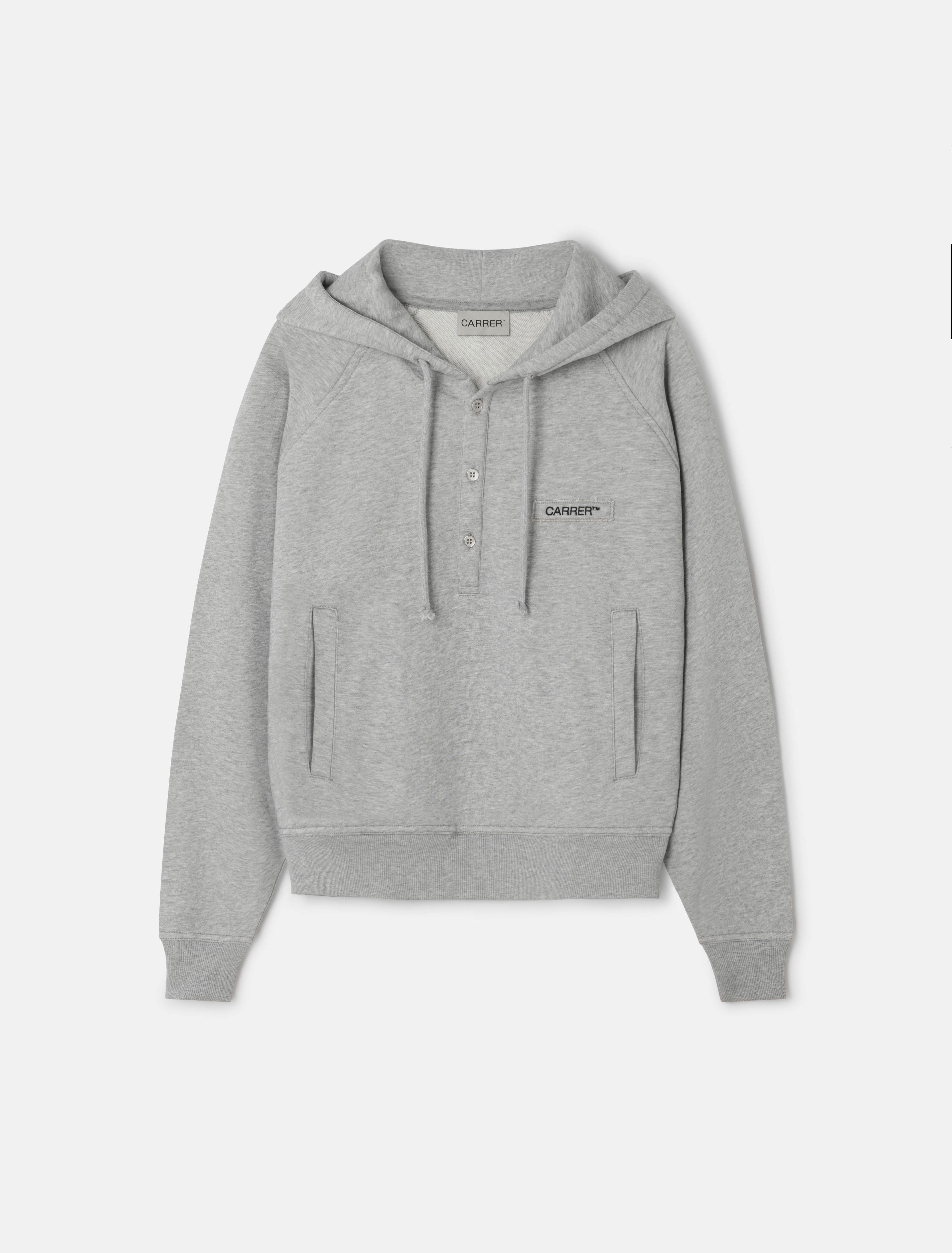 CARRER_KYD HOODIE IN GREY MELANGE