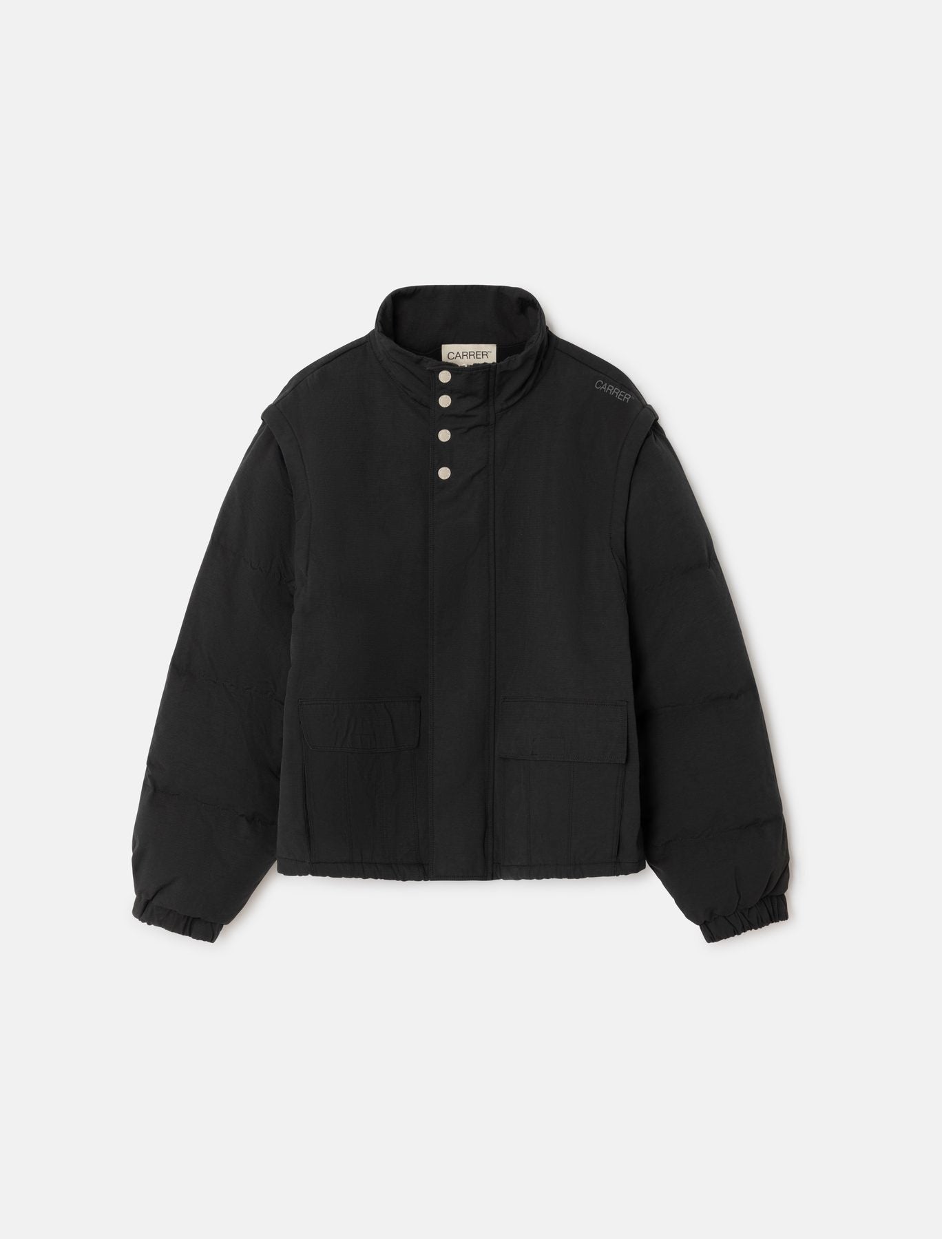 CARRER_REED ZIP-OFF SLEEVE JACKET IN BLACK