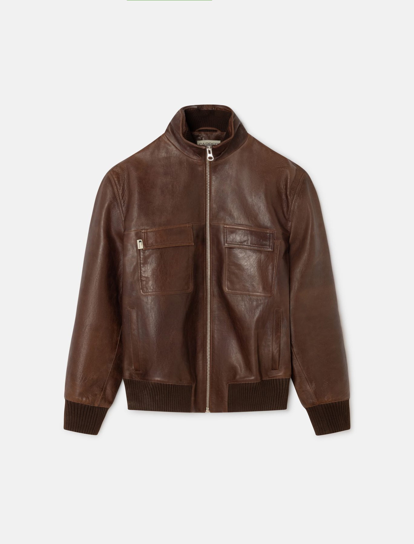 CARRER_BROOK LEATHER JACKET IN LIGHT BROWN