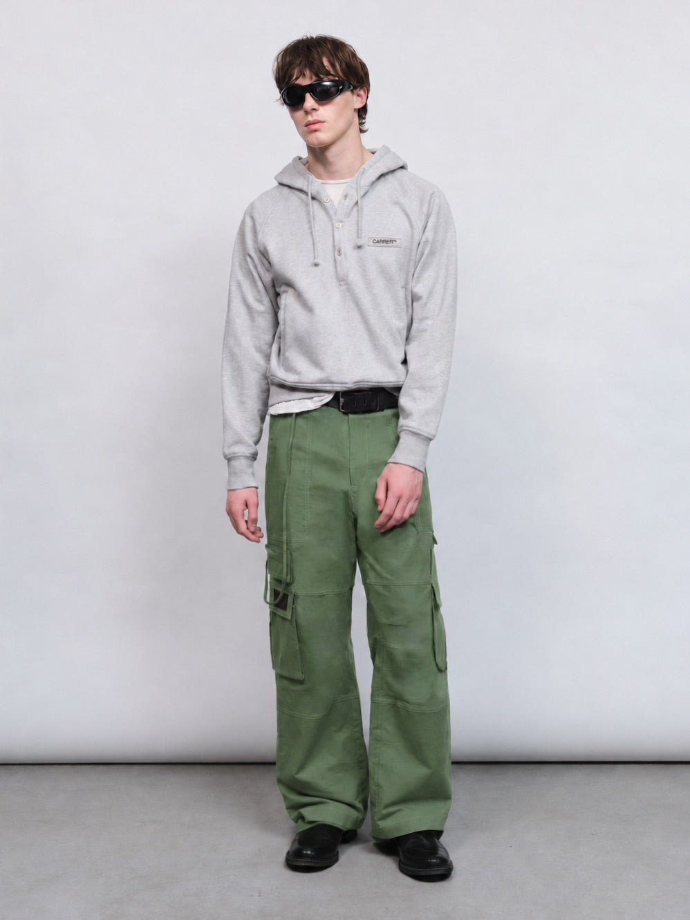 CARRER_KYD HOODIE IN GREY MELANGE