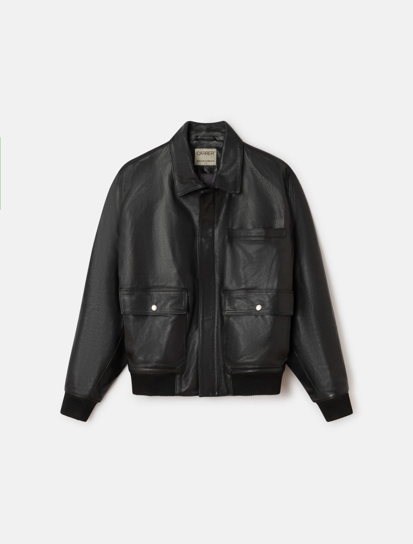 CARRER_CODA LEATHER JACKET IN BLACK