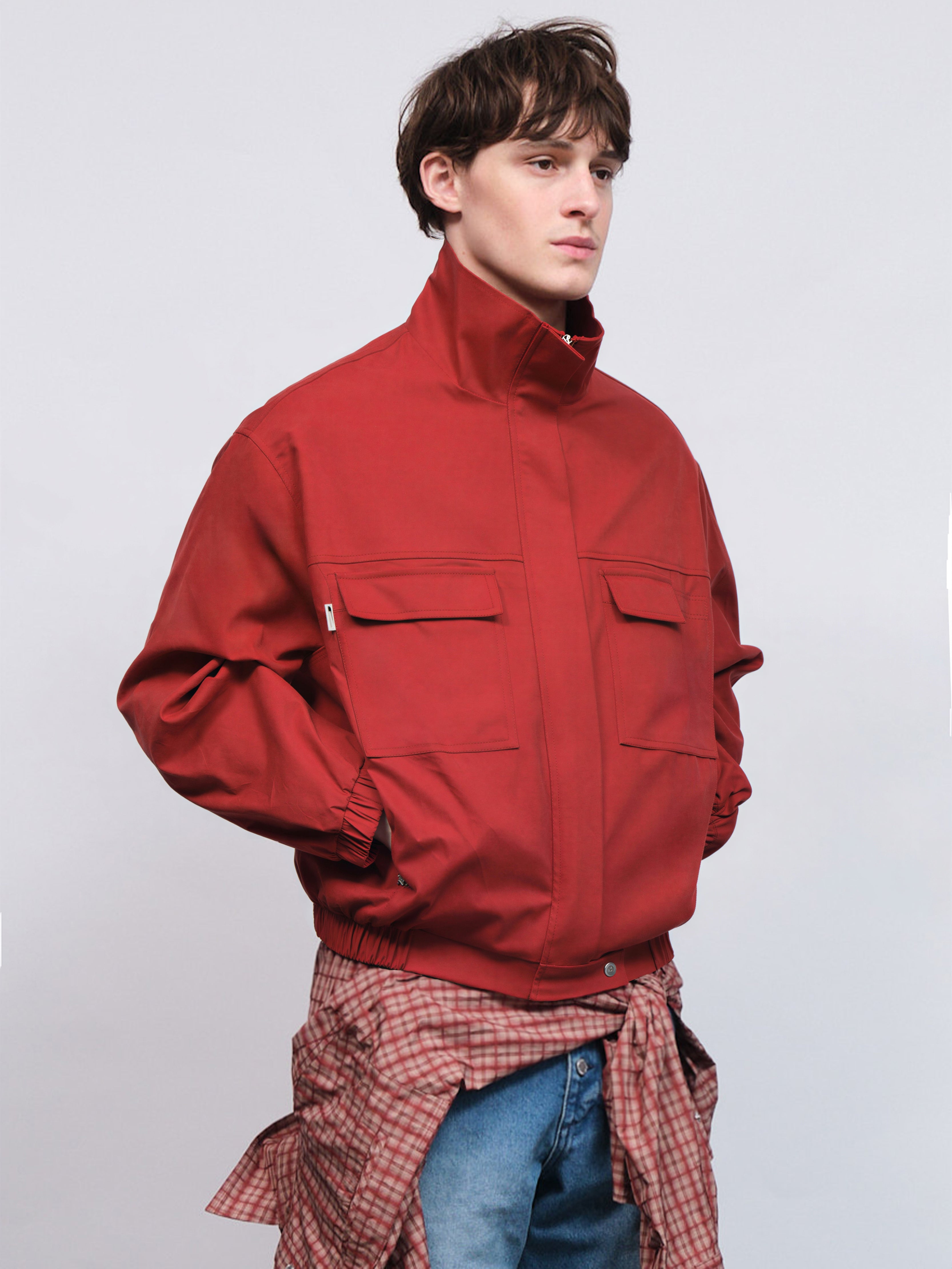 CARRER_BARRAU JACKET IN FADED RED