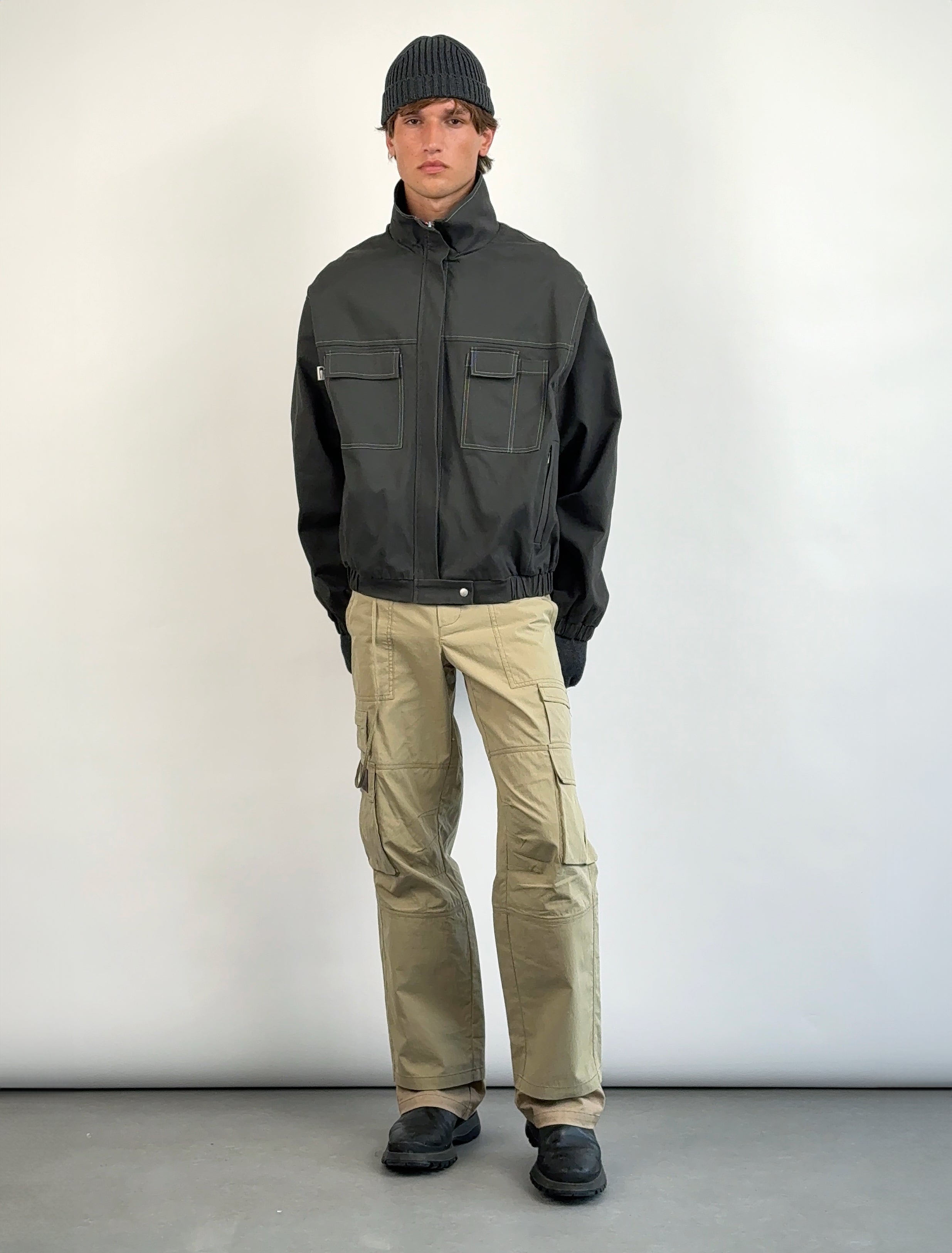 CARRER_BARRAU JACKET IN GREY BLUE