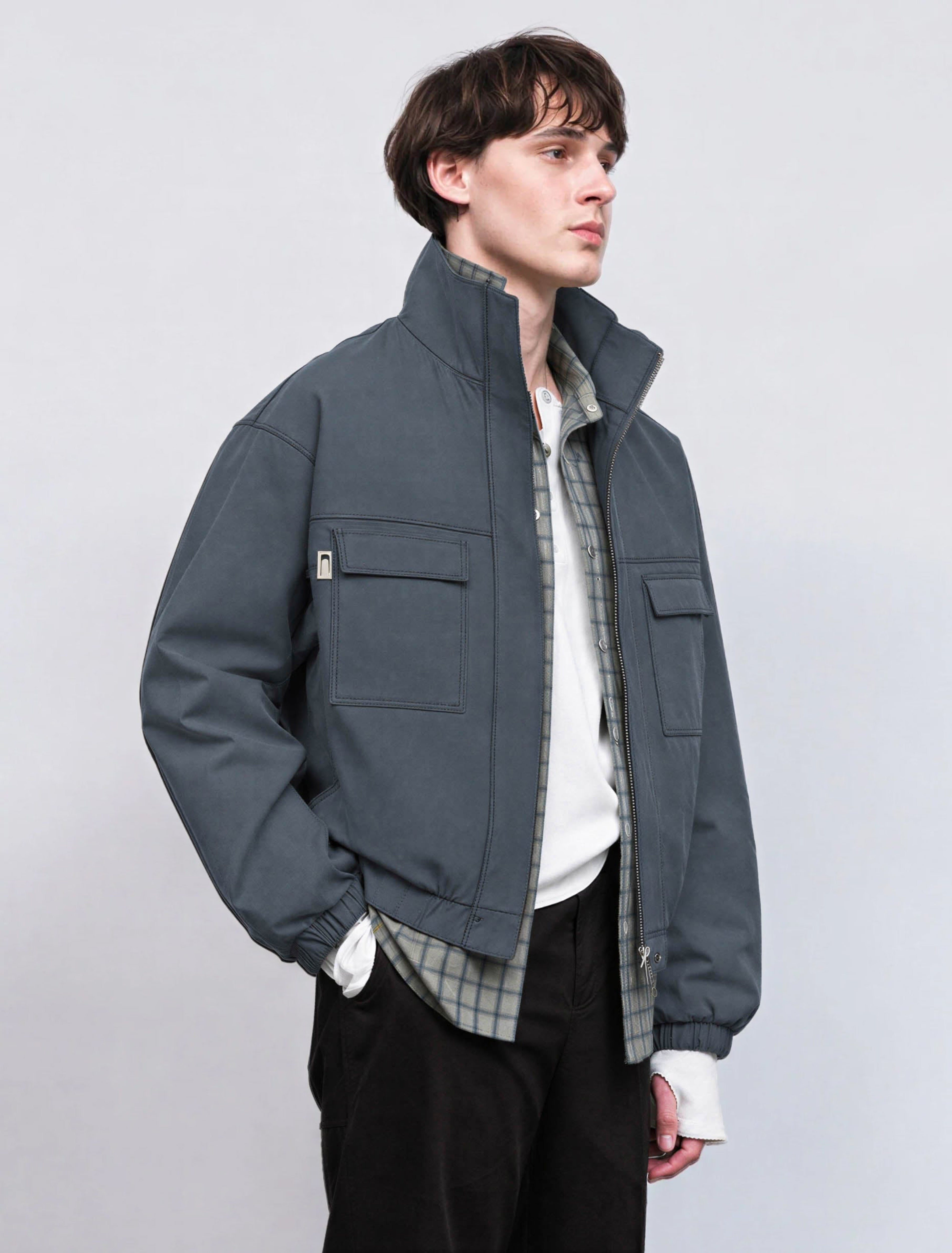 CARRER_BARRAU JACKET IN CHARCOAL