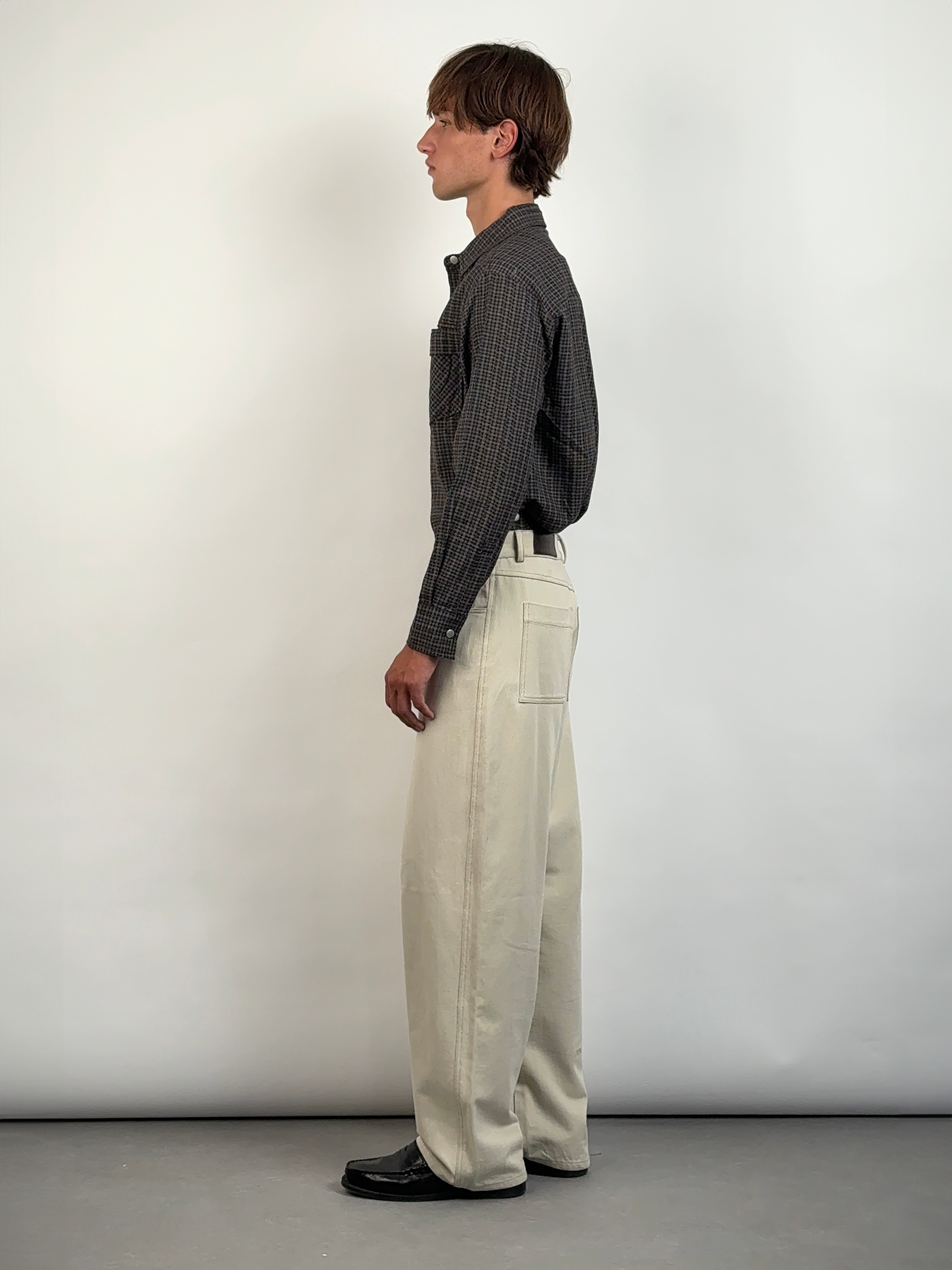CARRER_CERCS WIDE STRAIGHT PANT IN BEIGE