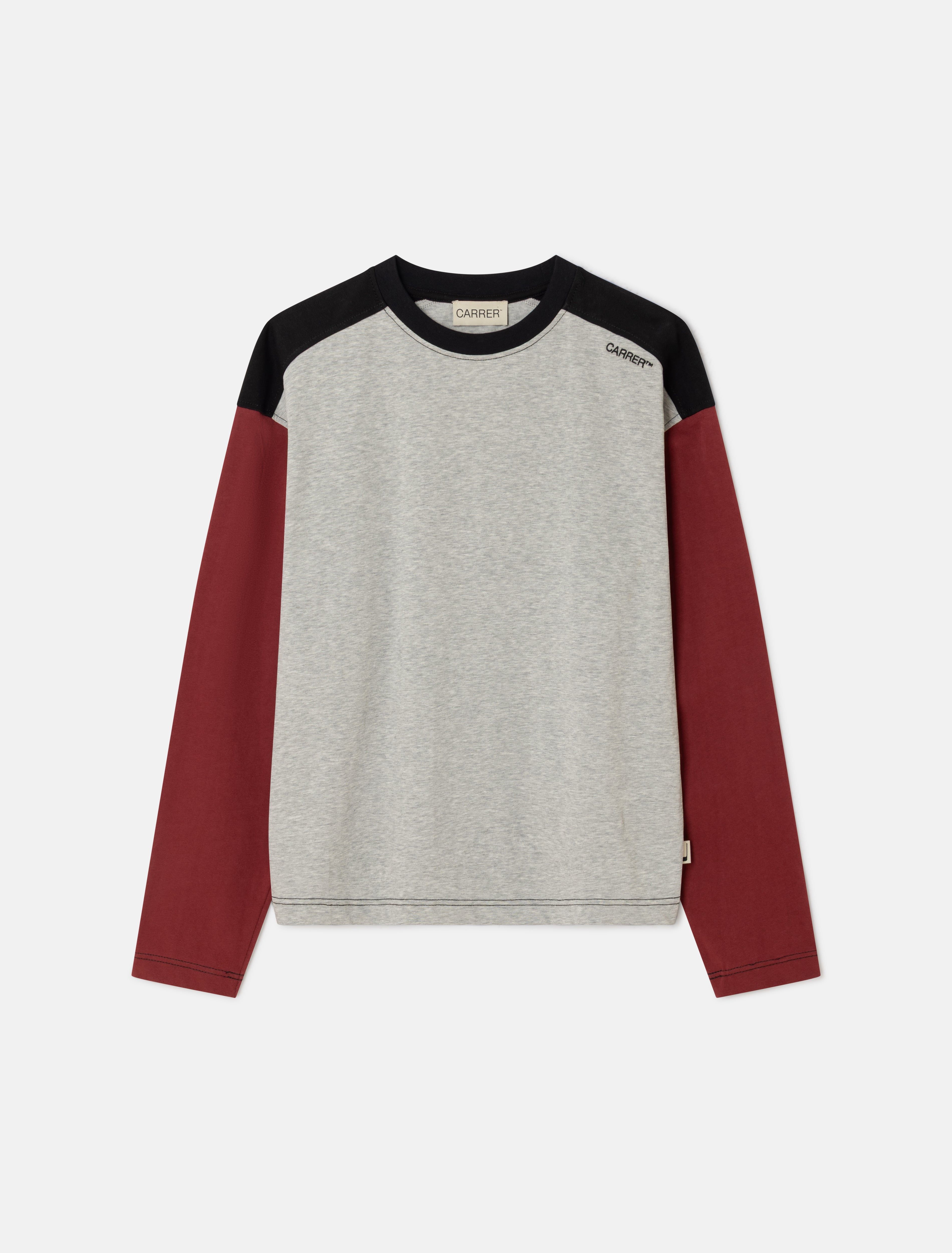 CARRER_DOCK BLOCKING LONG SLEEVE IN BURGUNDY