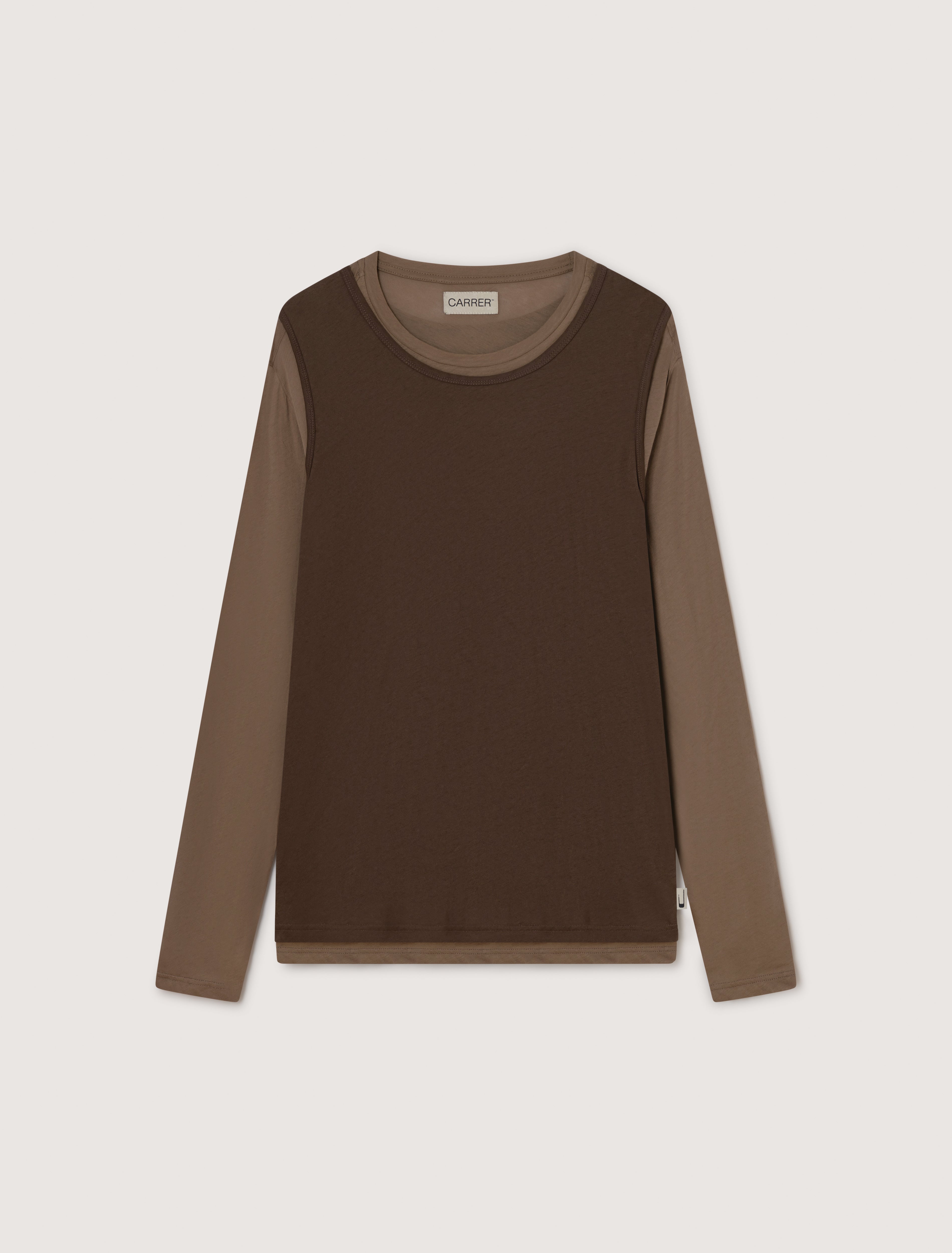 CARRER_DORIA DOUBLE LAYER IN LIGHT BROWN