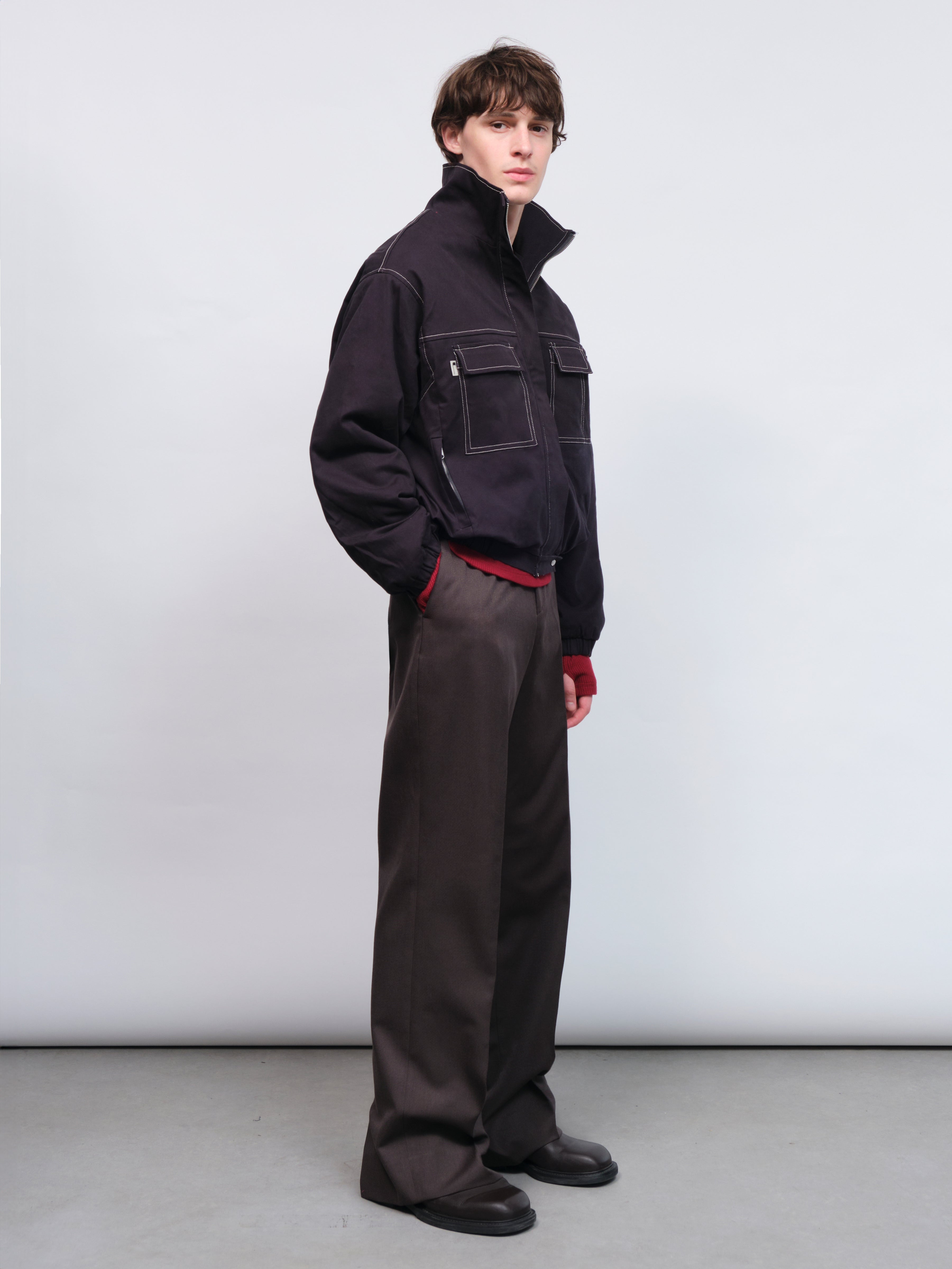 CARRER_BARRAU FLEECE JACKET IN NAVY