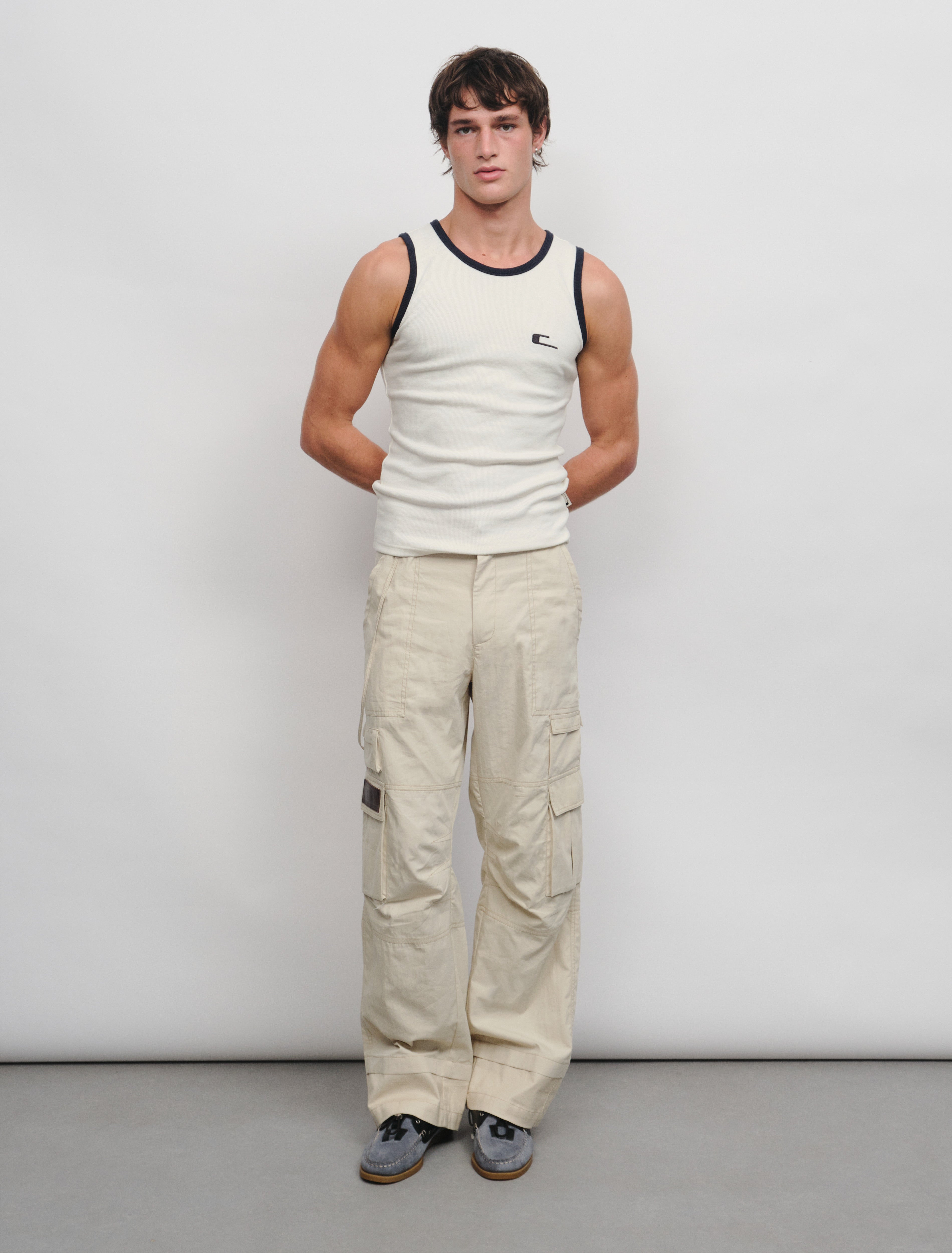 CARRER_FERRAZ TANK TOP IN ECRU