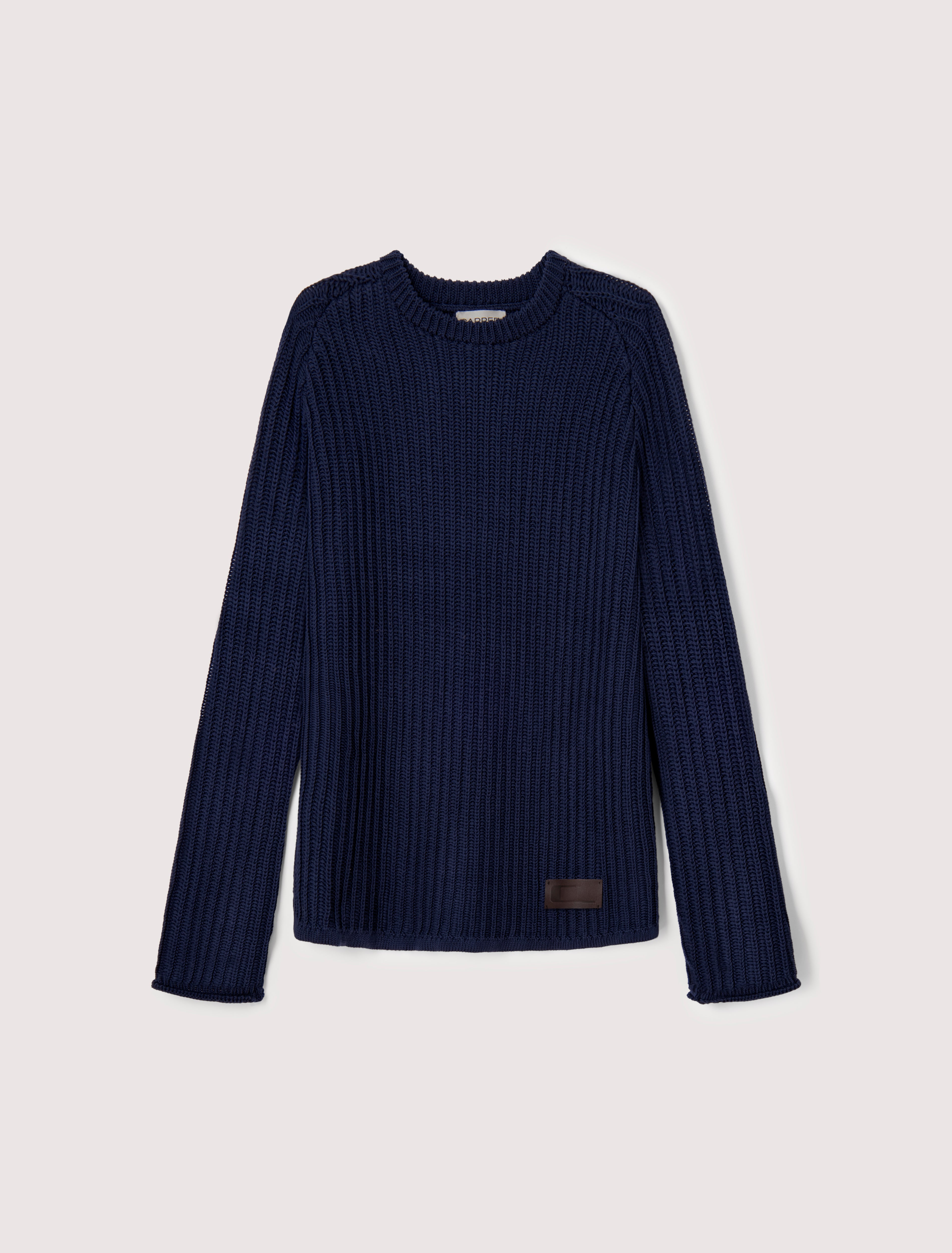 CARRER_ALBA KNITTED CREW NECK IN BLUE