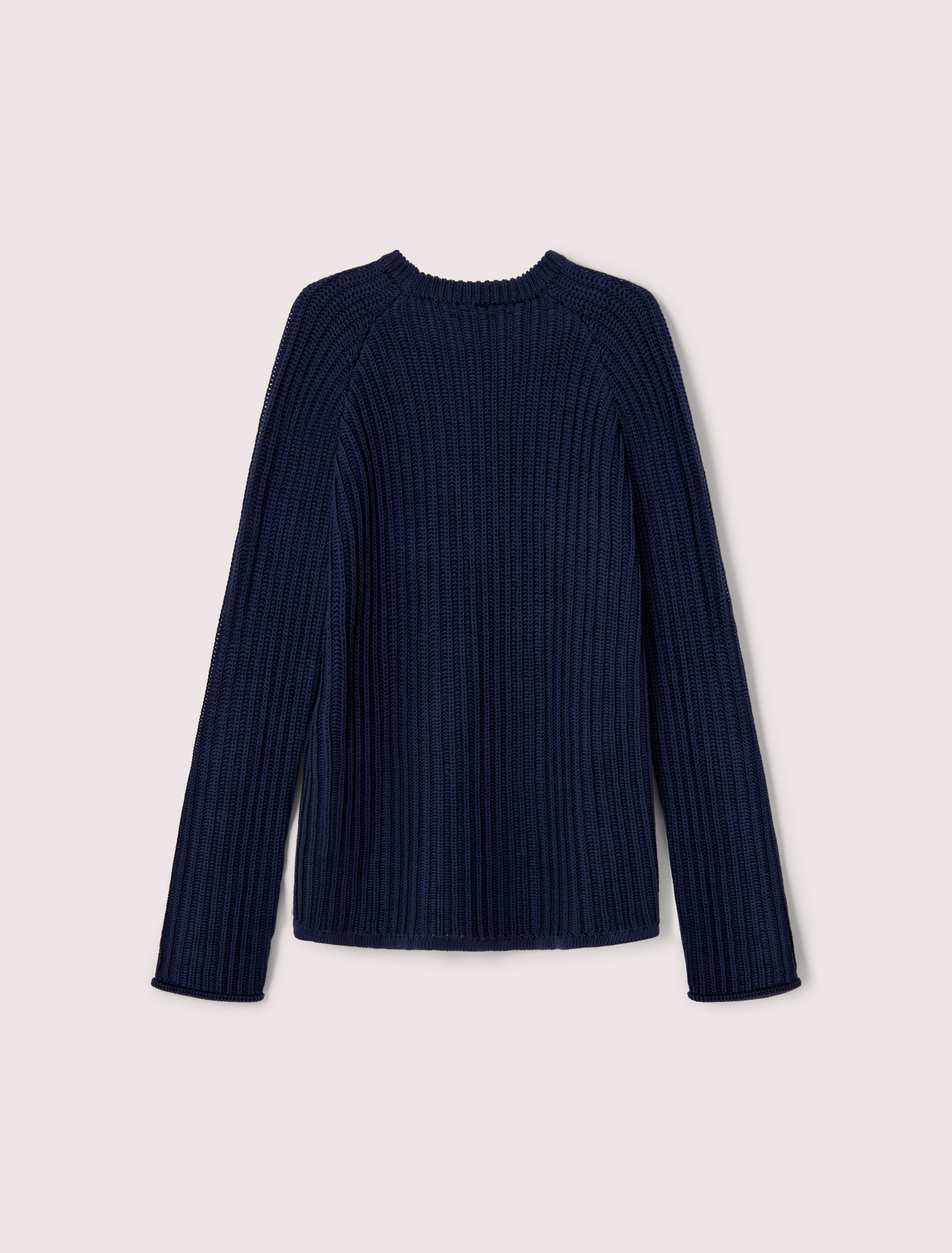 CARRER_ALBA KNITTED CREW NECK IN BLUE