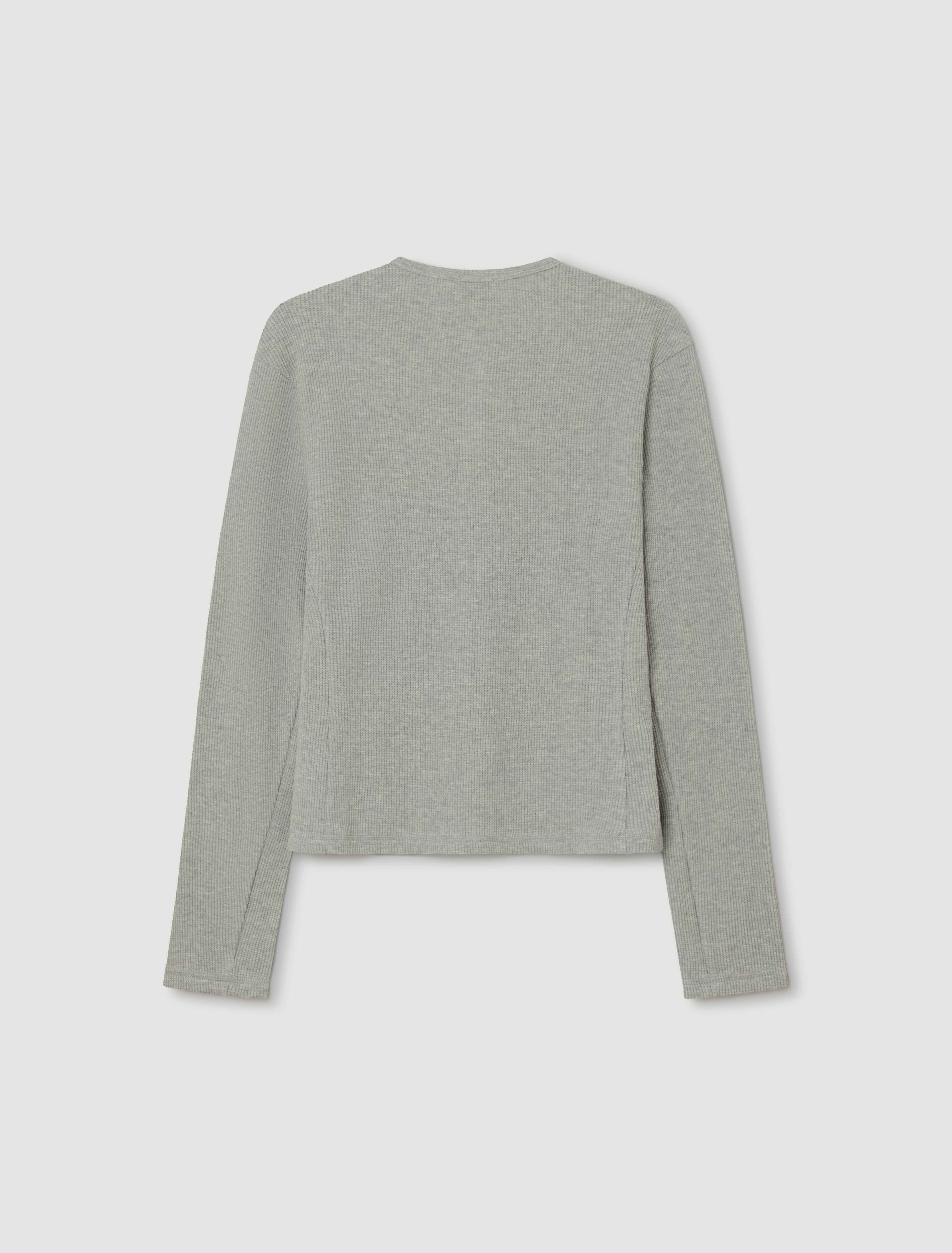 CARRER_LIS HENLEY CLASSIC IN LIGHT GREY MELANGE