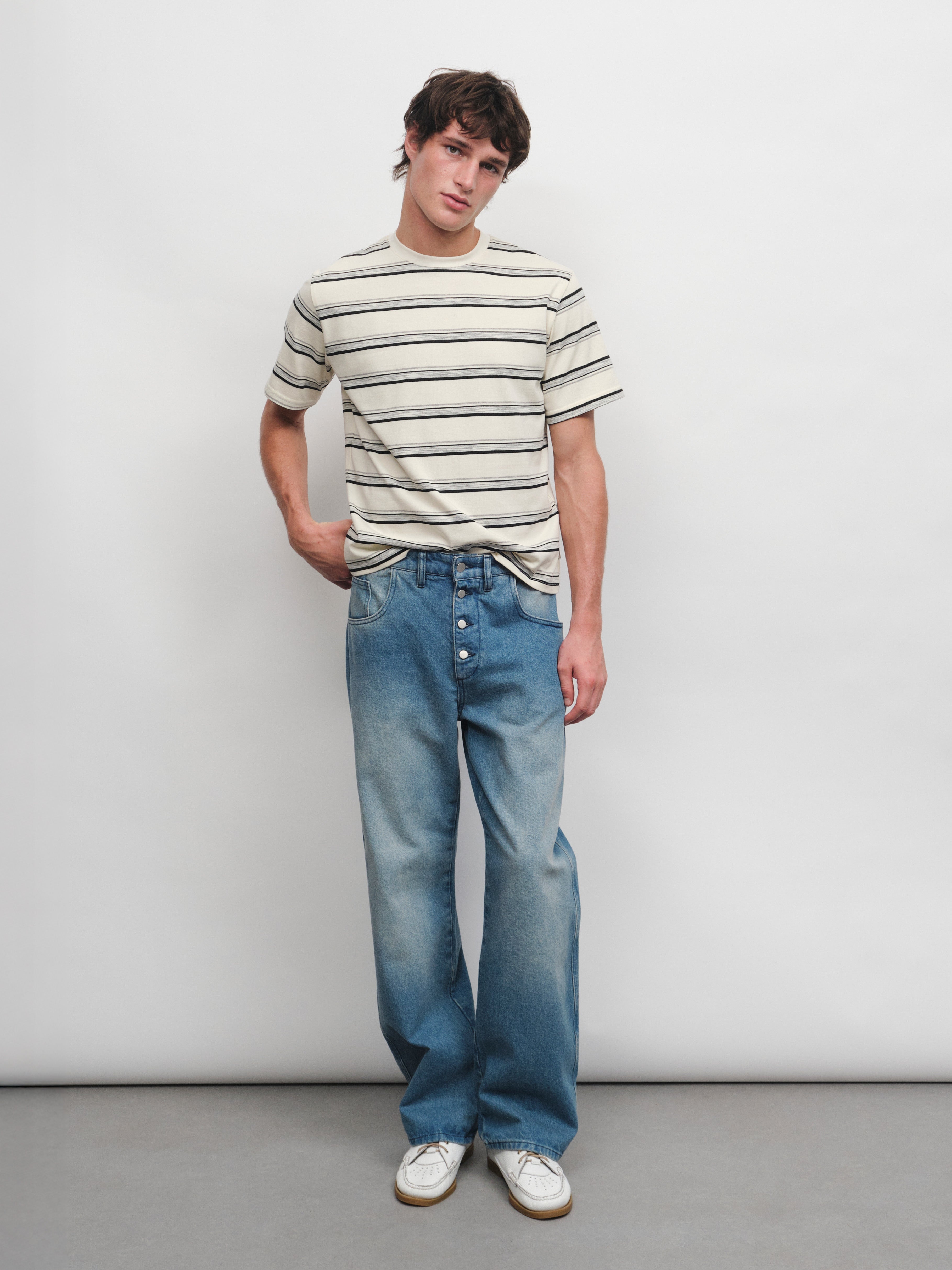 CARRER_PARKER  T-SHIRT IN ECRU