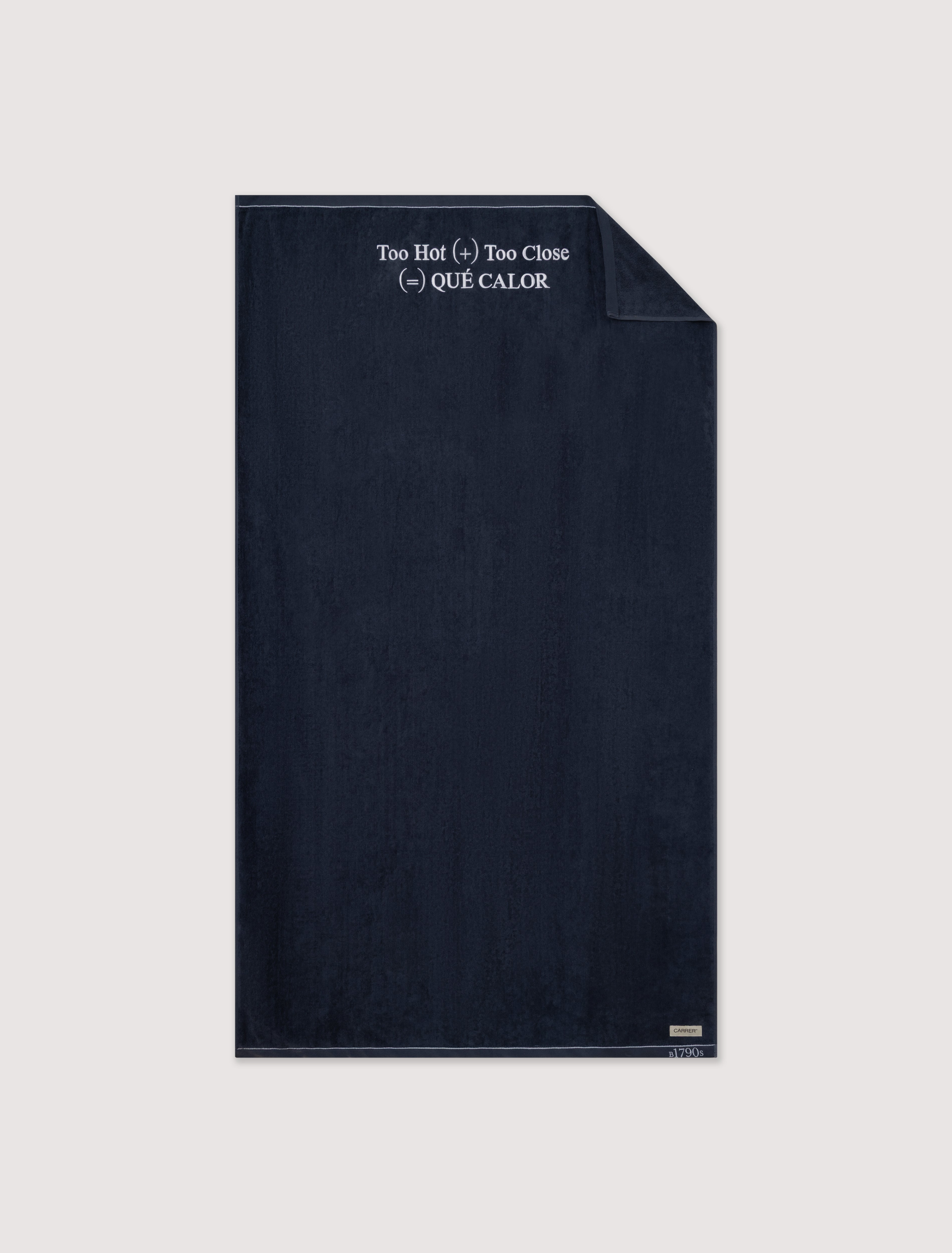CARRER_QUÉ CALOR TOWEL IN NAVY