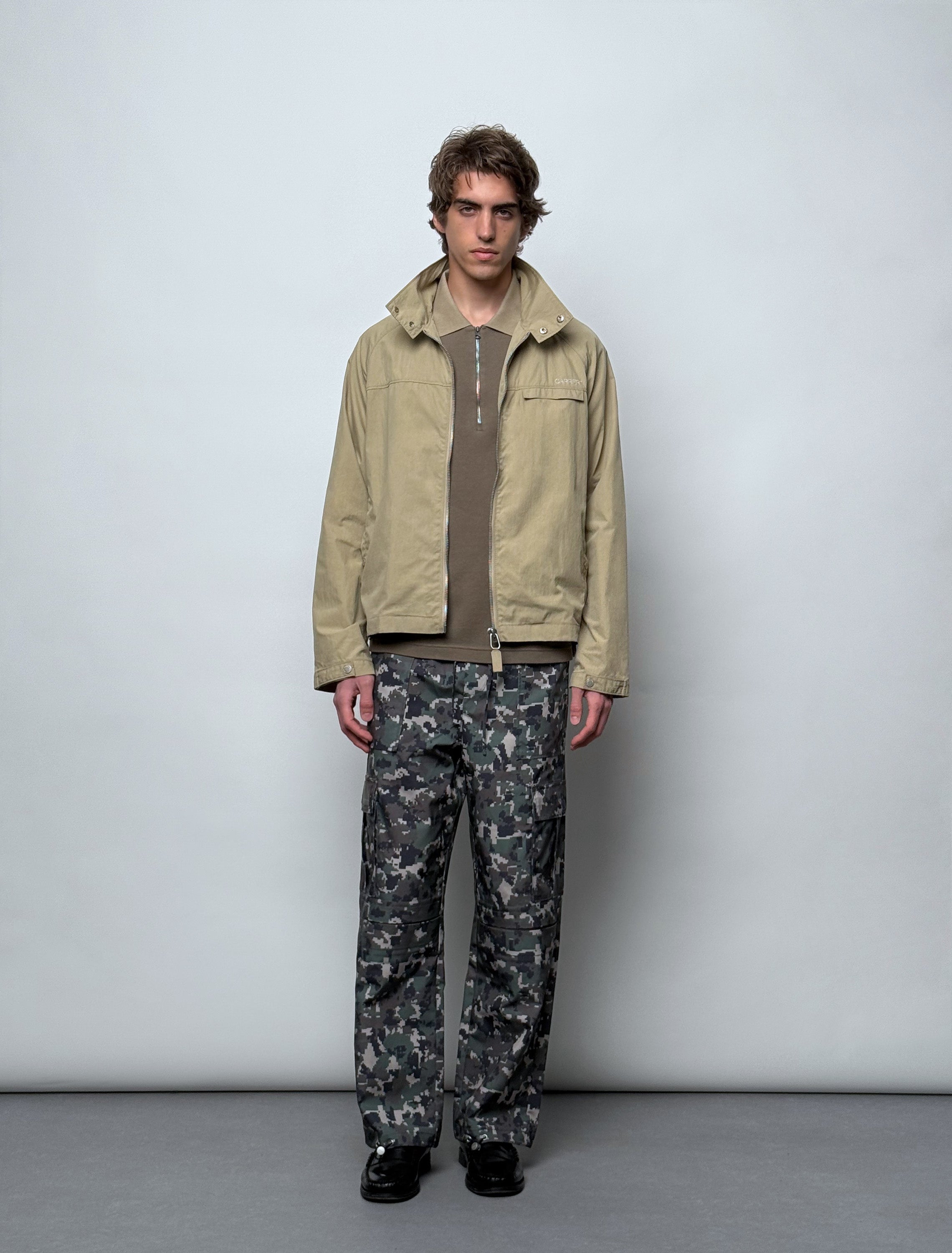 CARRER_VILA LIGHT RIPSTOP JACKET IN BEIGE