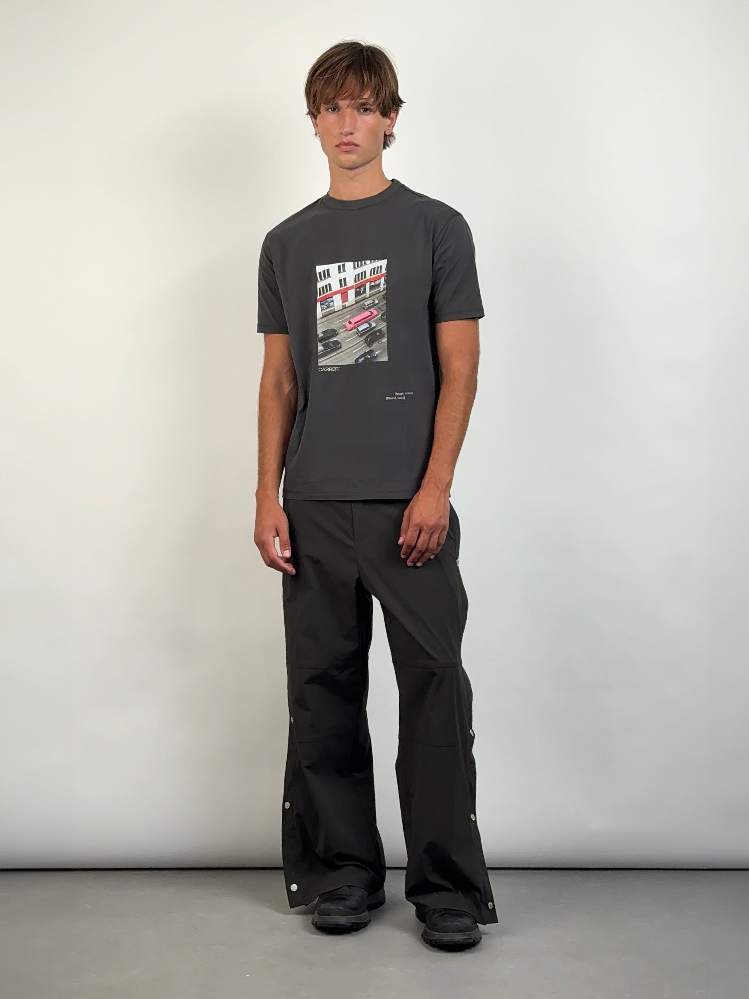 CARRER_STREET T-SHIRT IN ASPHALT GREY