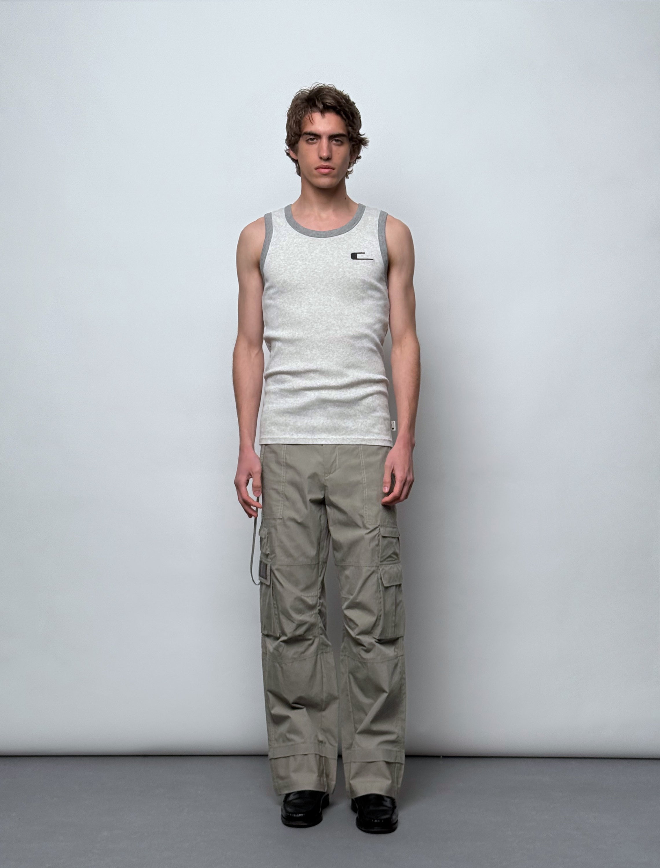 CARRER_FERRAZ TANK TOP IN LIGHT GREY