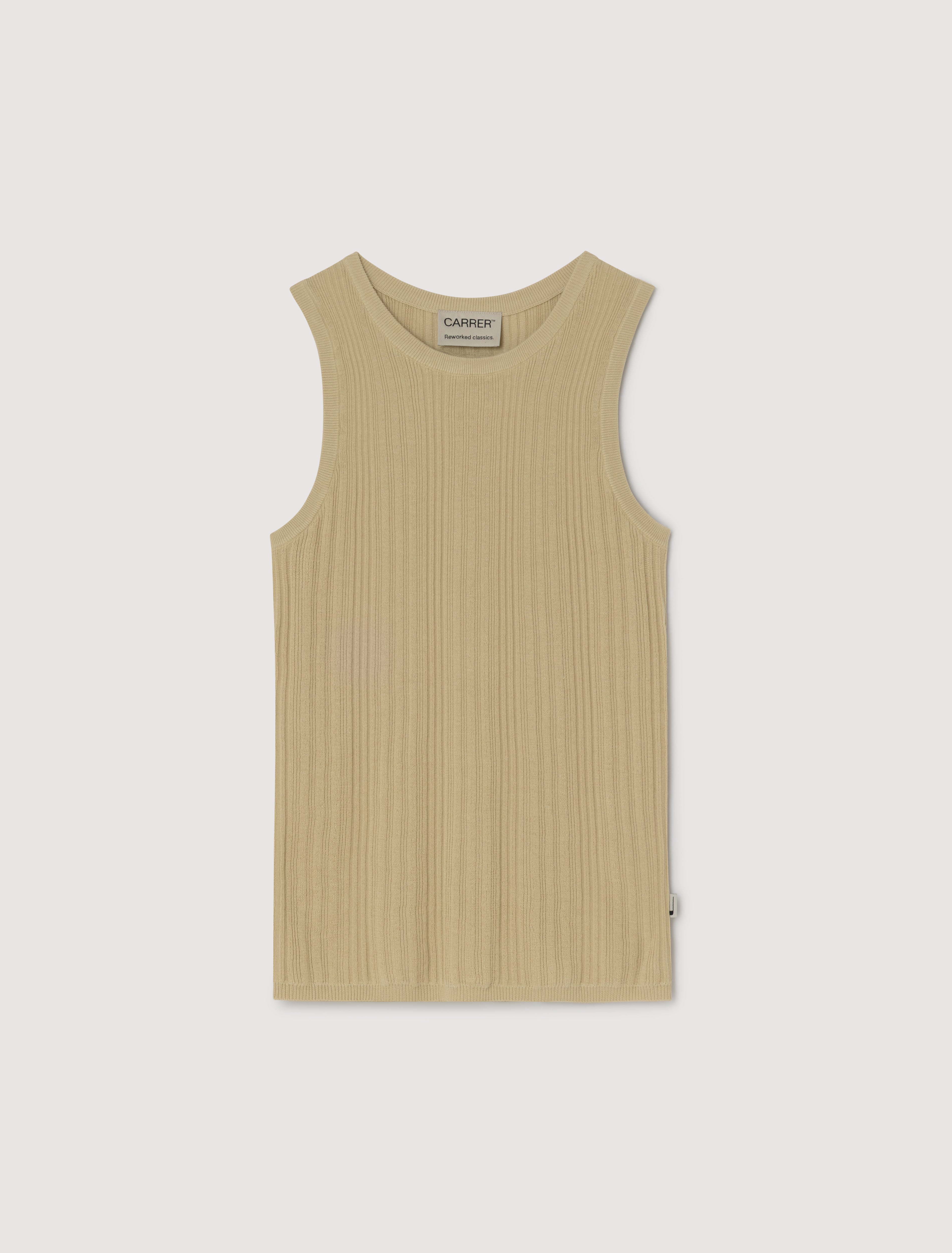 CARRER_TONE TANK IN BEIGE