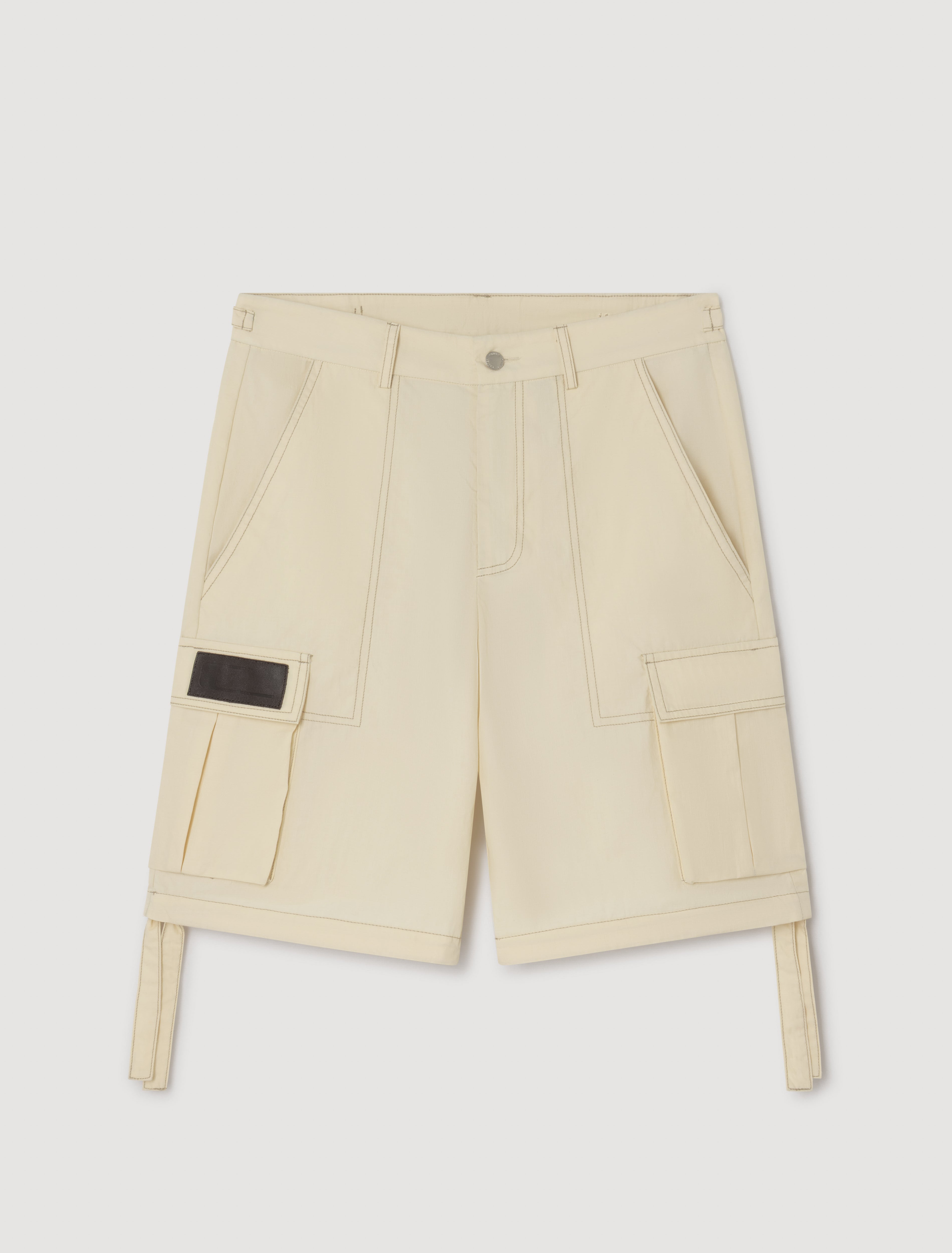 CARRER_COBALT CARGO SHORT IN ECRU