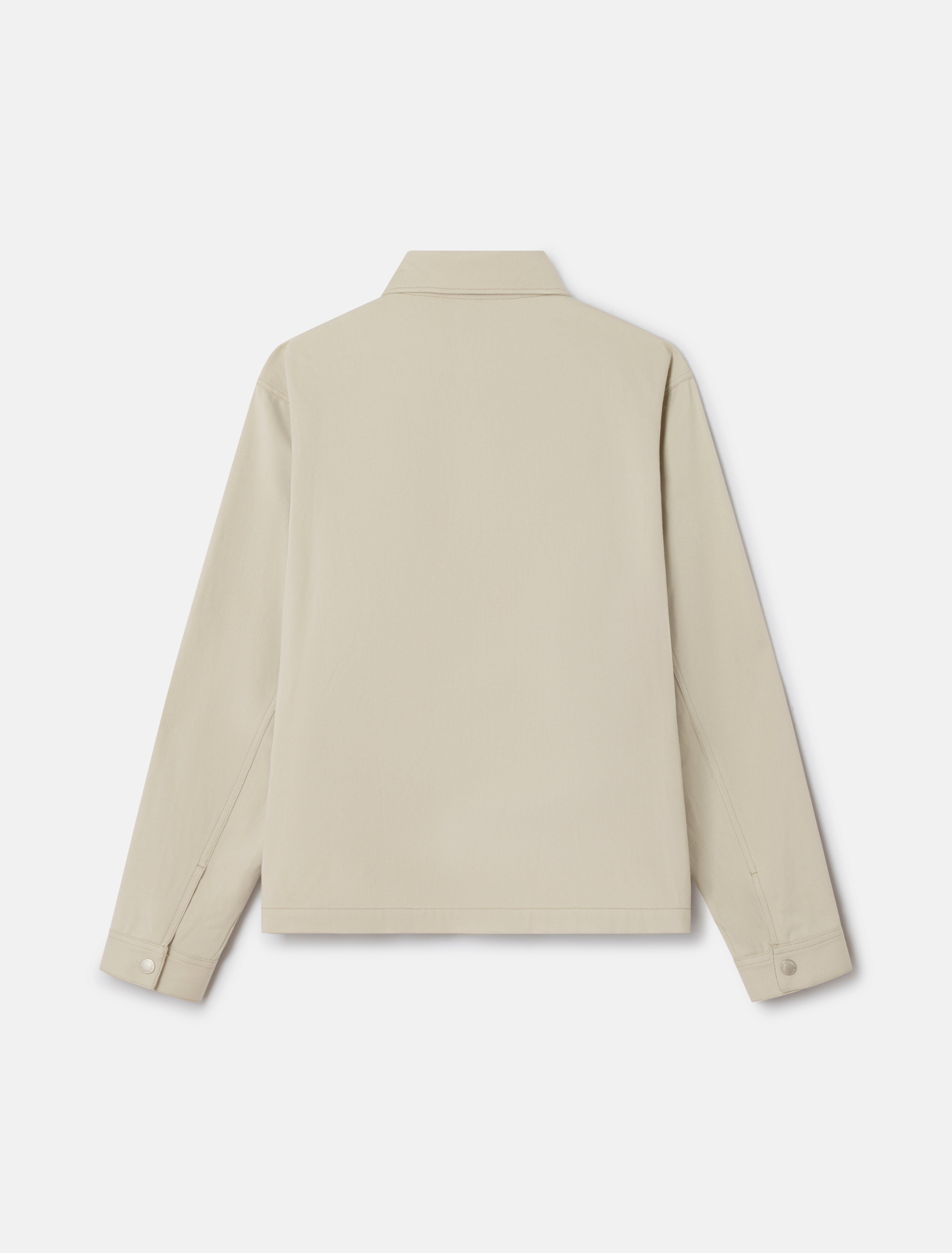 CARRER_CERCS TWILL OVERSHIRT IN BEIGE