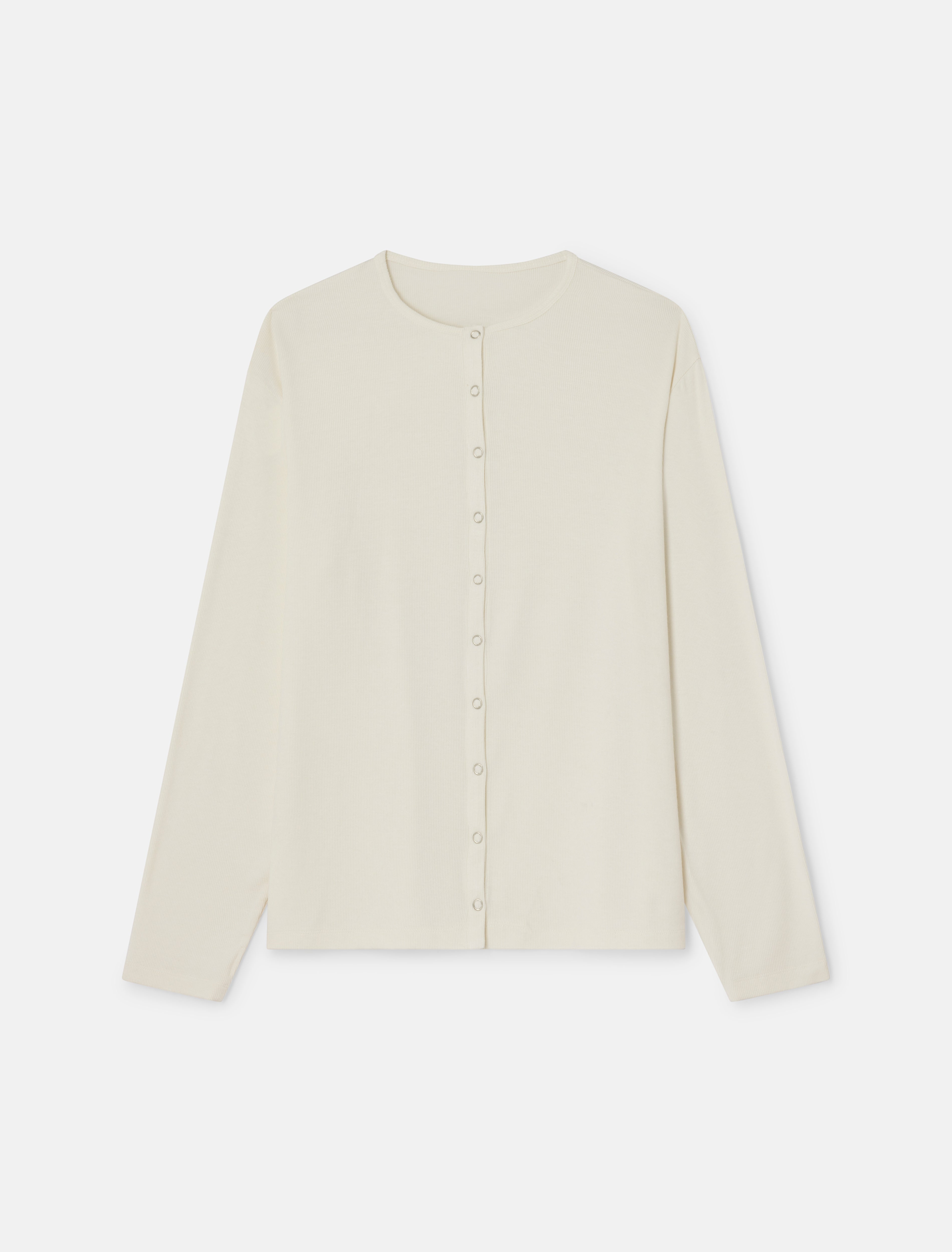 CARRER_COLE BUTTON-UP HENLEY IN WHITE