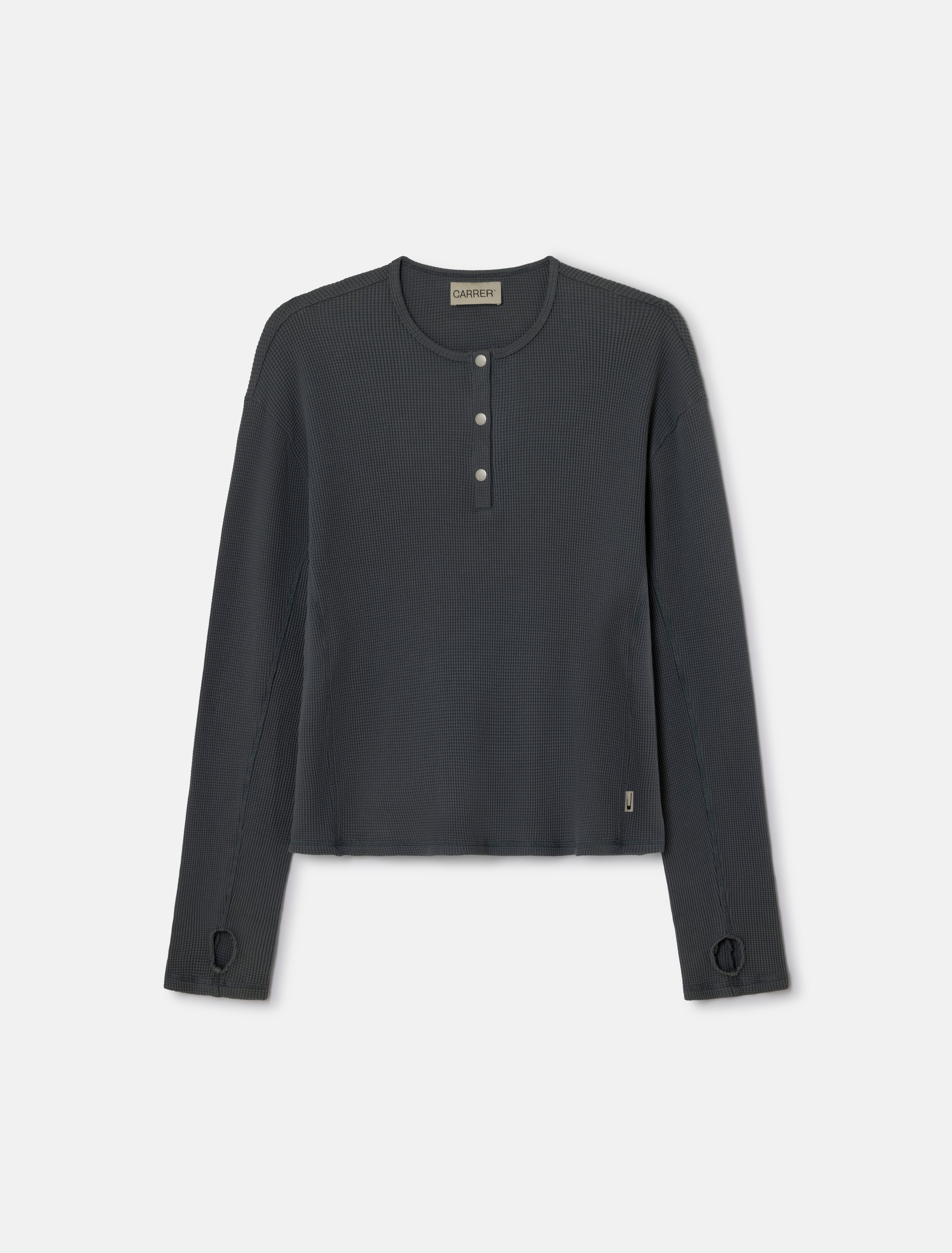 CARRER_LIS HENLEY IN GREY BLUE