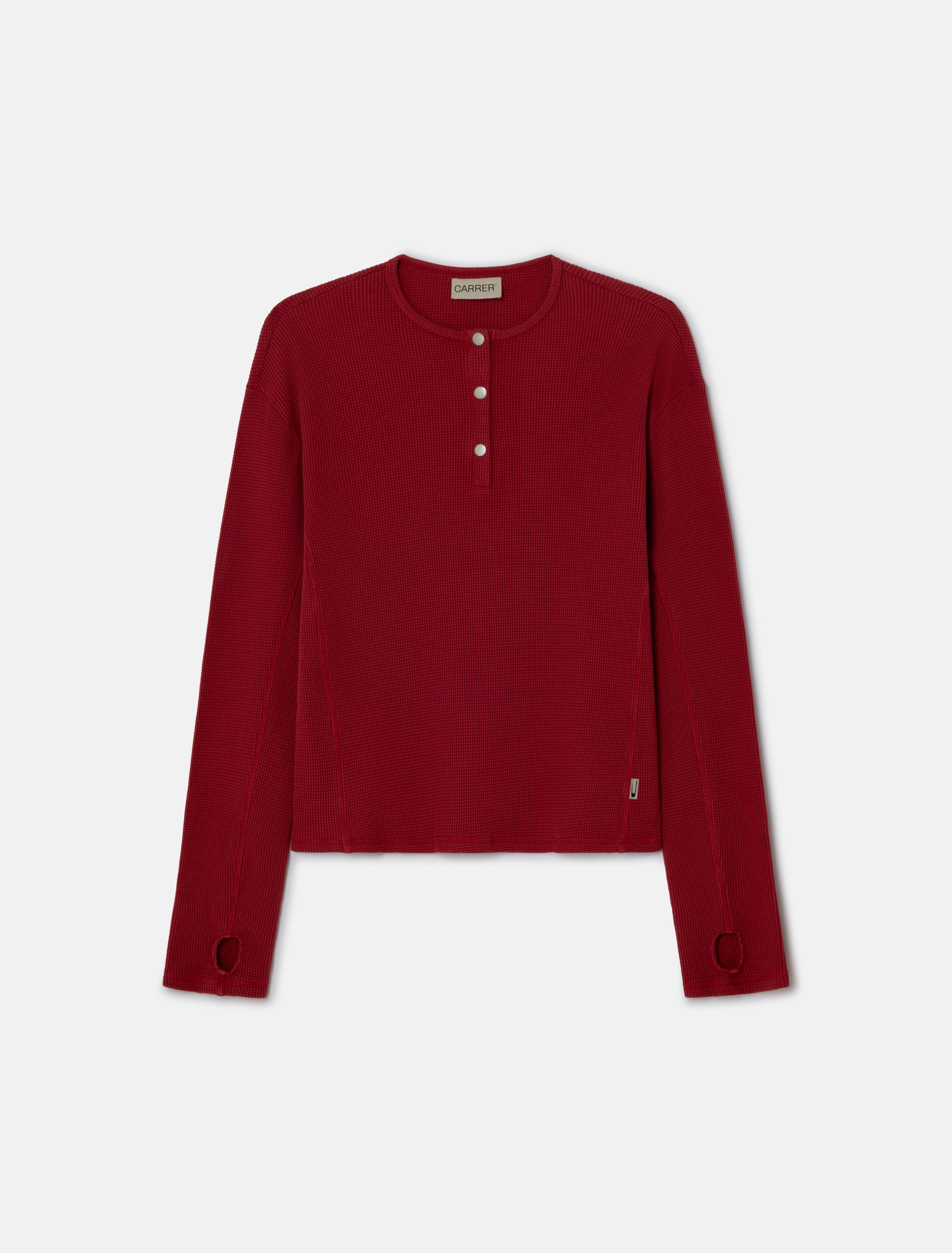 CARRER_LIS HENLEY IN FADED RED
